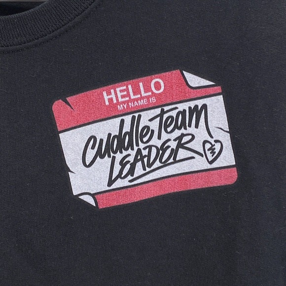 Cuddle Team Leader Men’s Crewneck Sweatshirt Size Medium - Picture 3 of 8